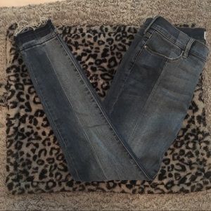 PacSun double wash frayed hem ankle jegging